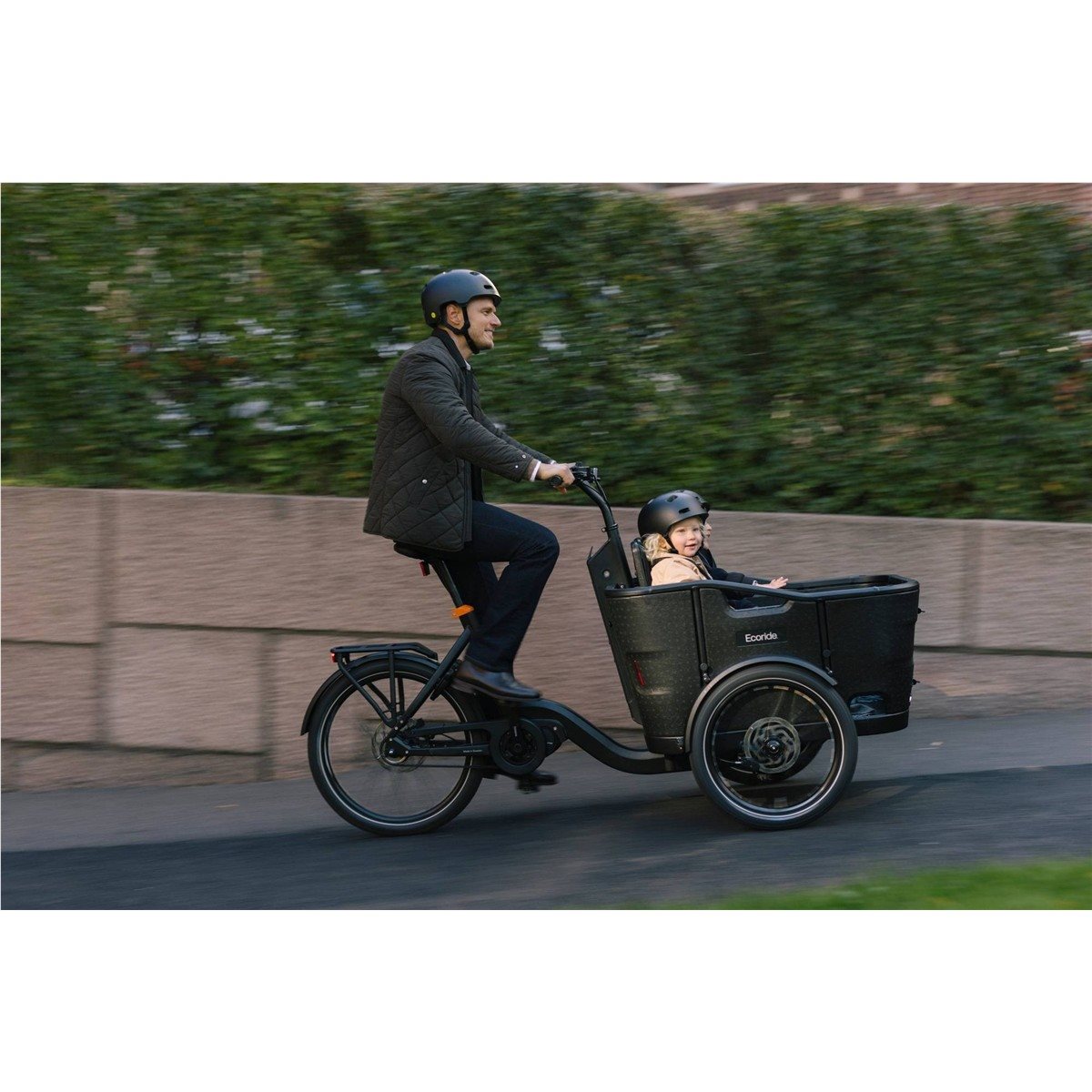 Lådcykel el Ecoride Loader 4 806 Black
