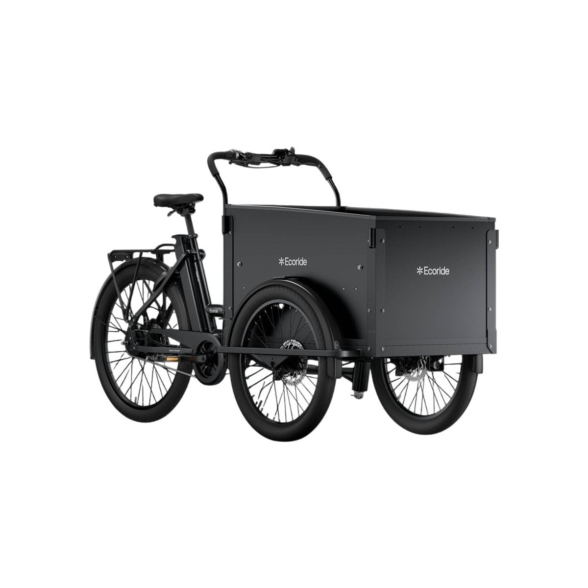 Lådcykel el Ecoride Loader 401 Black