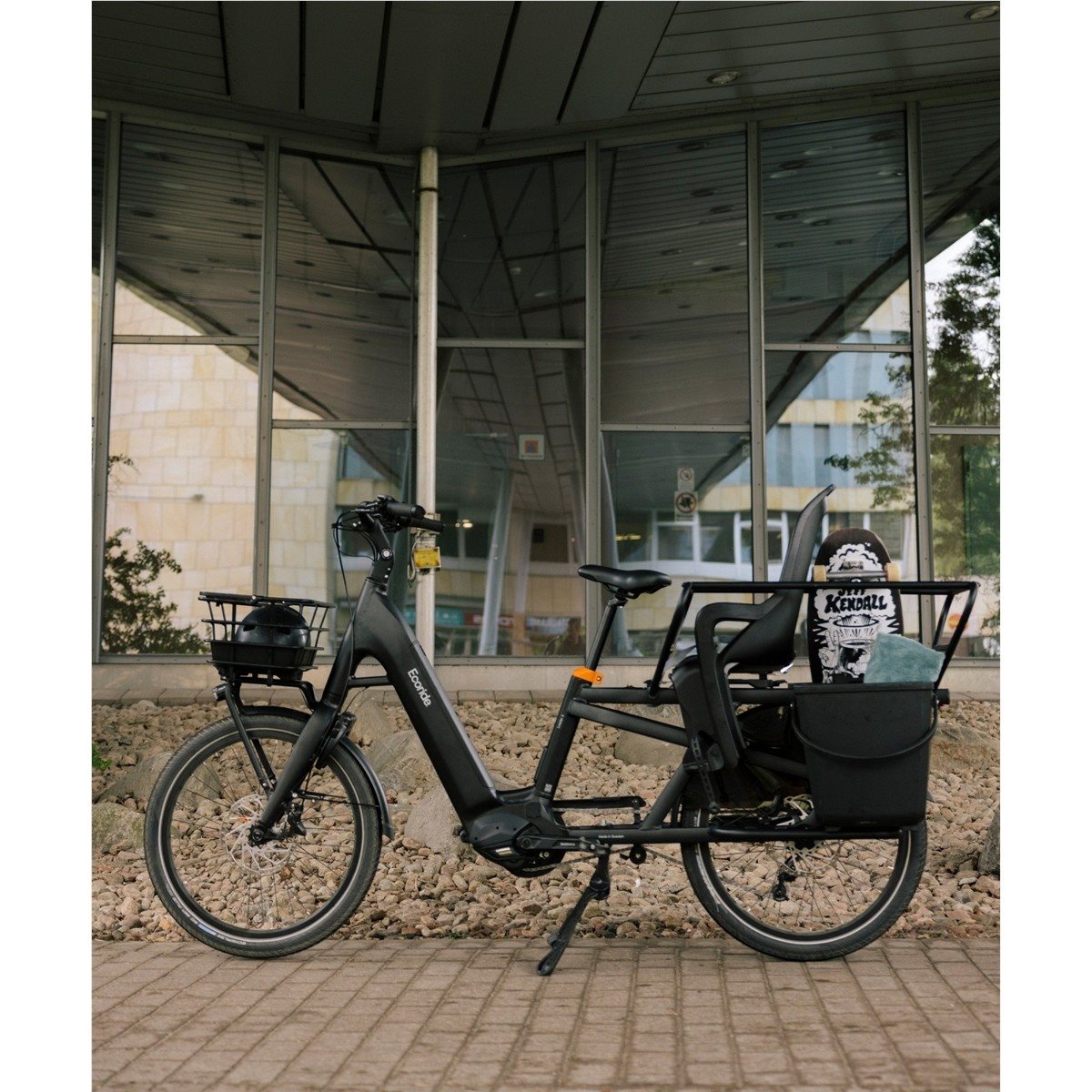 Lastcykel Ecoride Loader 811 Svart