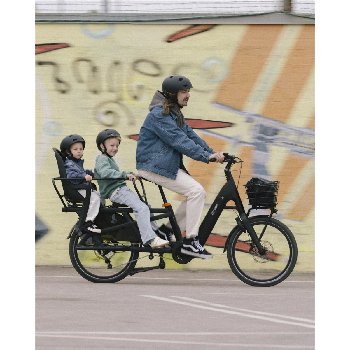 Lastcykel Ecoride Loader 811 Svart