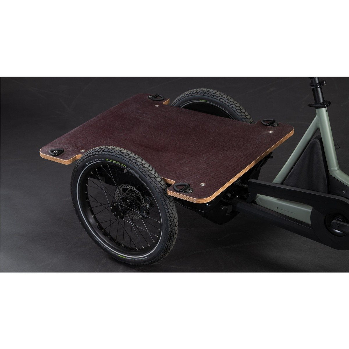 Lastcykel el Cube Trike Flatbed Hybrid 750 Swampgrey/Reflex ONESIZE
