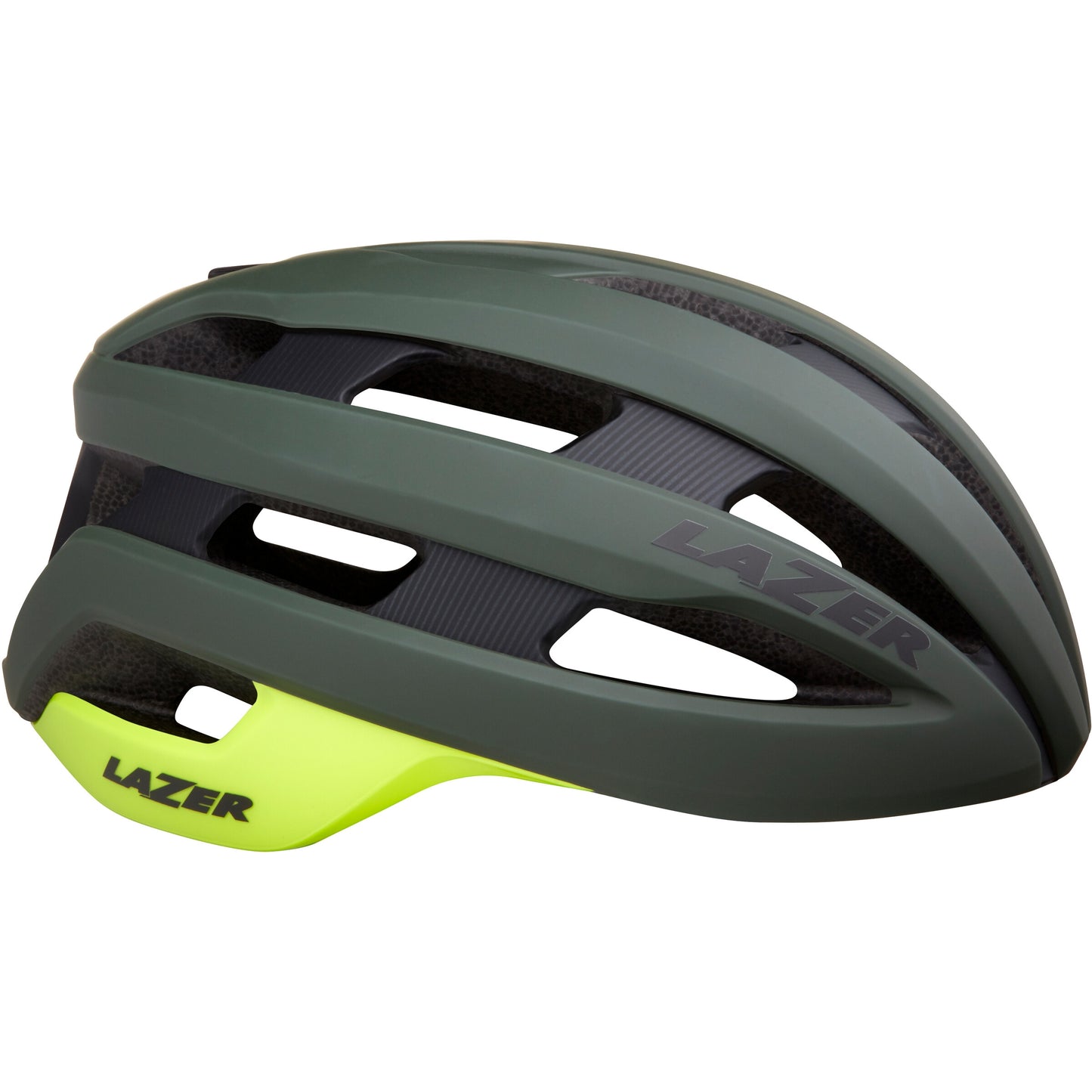 Cykelhjälm Lazer Sphere MIPS Matt Mörkgrön/Gul