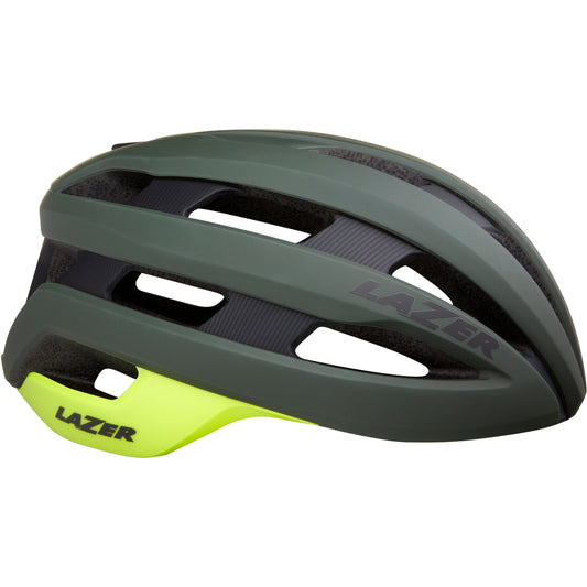Cykelhjälm Lazer Sphere MIPS Matt Mörkgrön/Gul