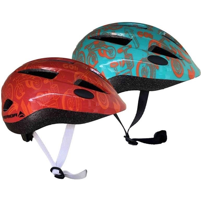 Merida Cykelhjälm Candy Turkos/Orange