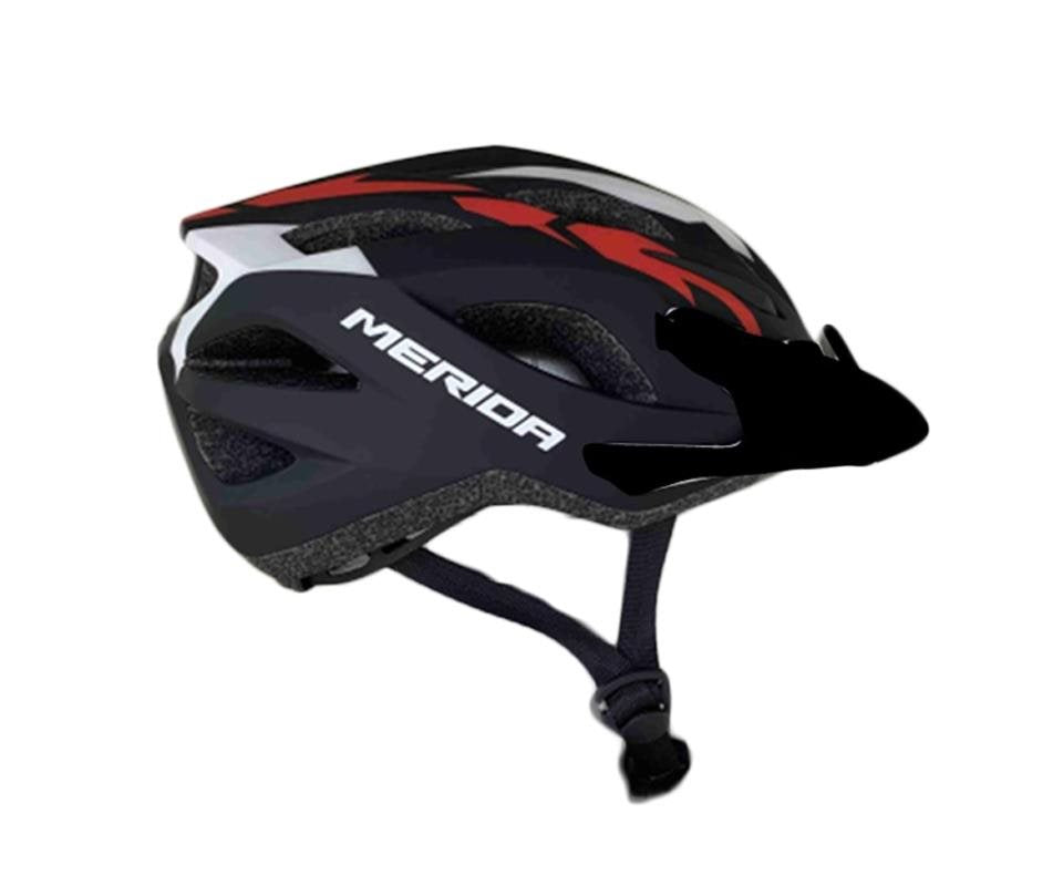 Merida Cykelhjälm Tucan Black/Red