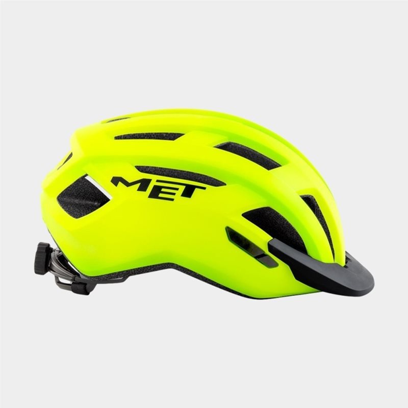 Met Cykelhjälm Allroad Safety Yellow/Matt
