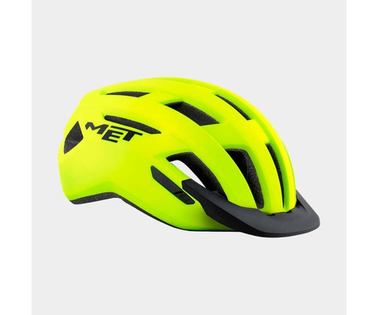 Met Cykelhjälm Allroad Safety Yellow/Matt