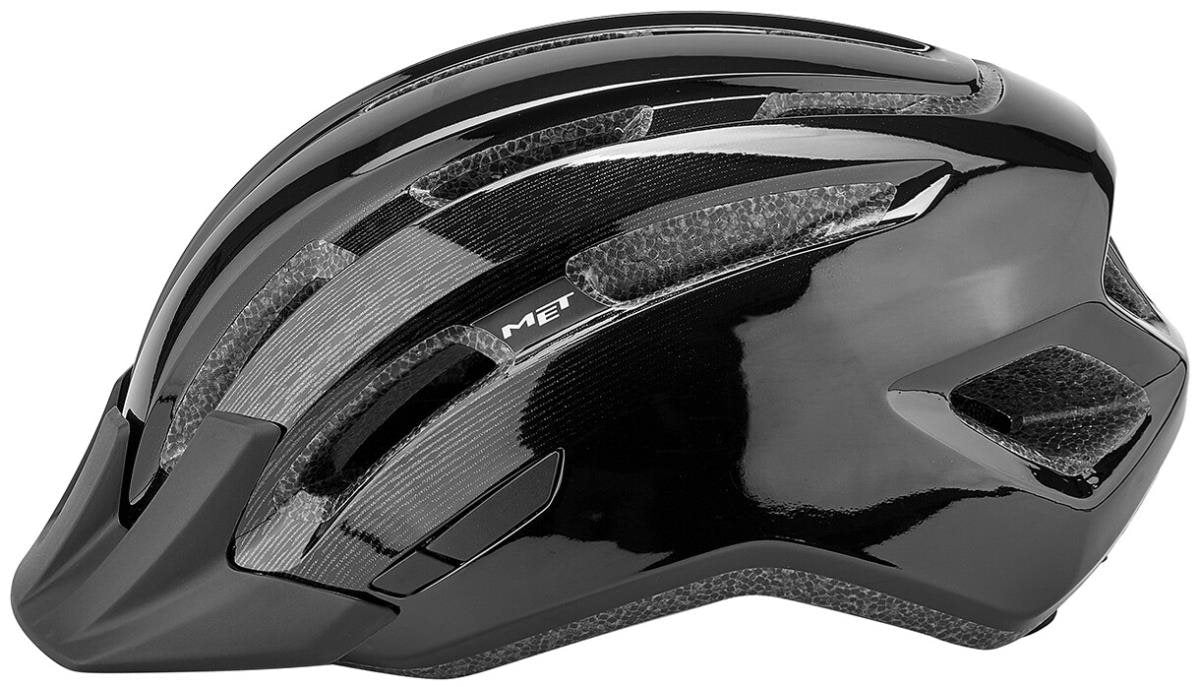 Met Cykelhjälm Downtown Black/Glossy