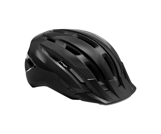 Met Cykelhjälm Downtown Black/Glossy