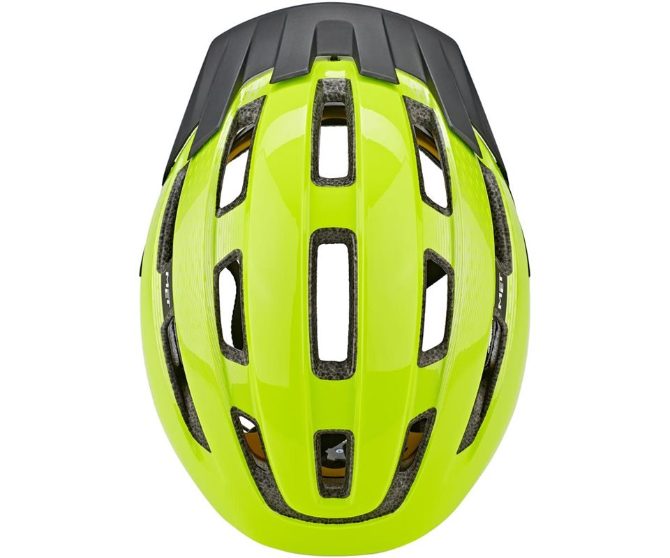 Met Cykelhjälm Downtown Mips Safety Yellow/Glossy