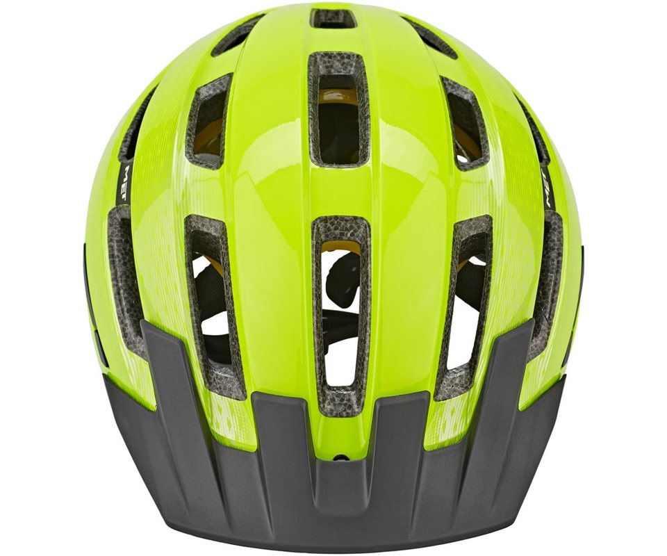 Met Cykelhjälm Downtown Mips Safety Yellow/Glossy