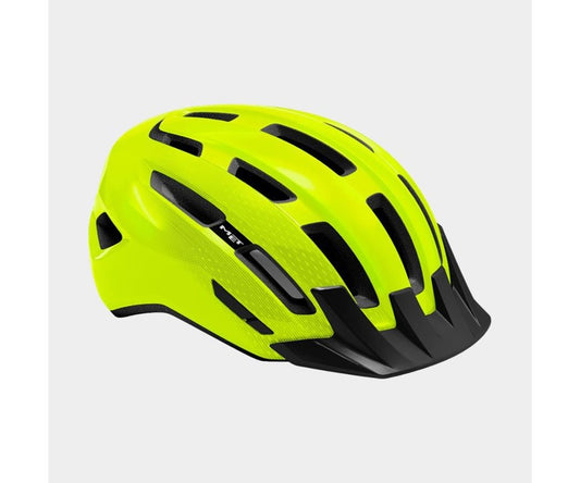 Met Cykelhjälm Downtown Safety Yellow/Glossy