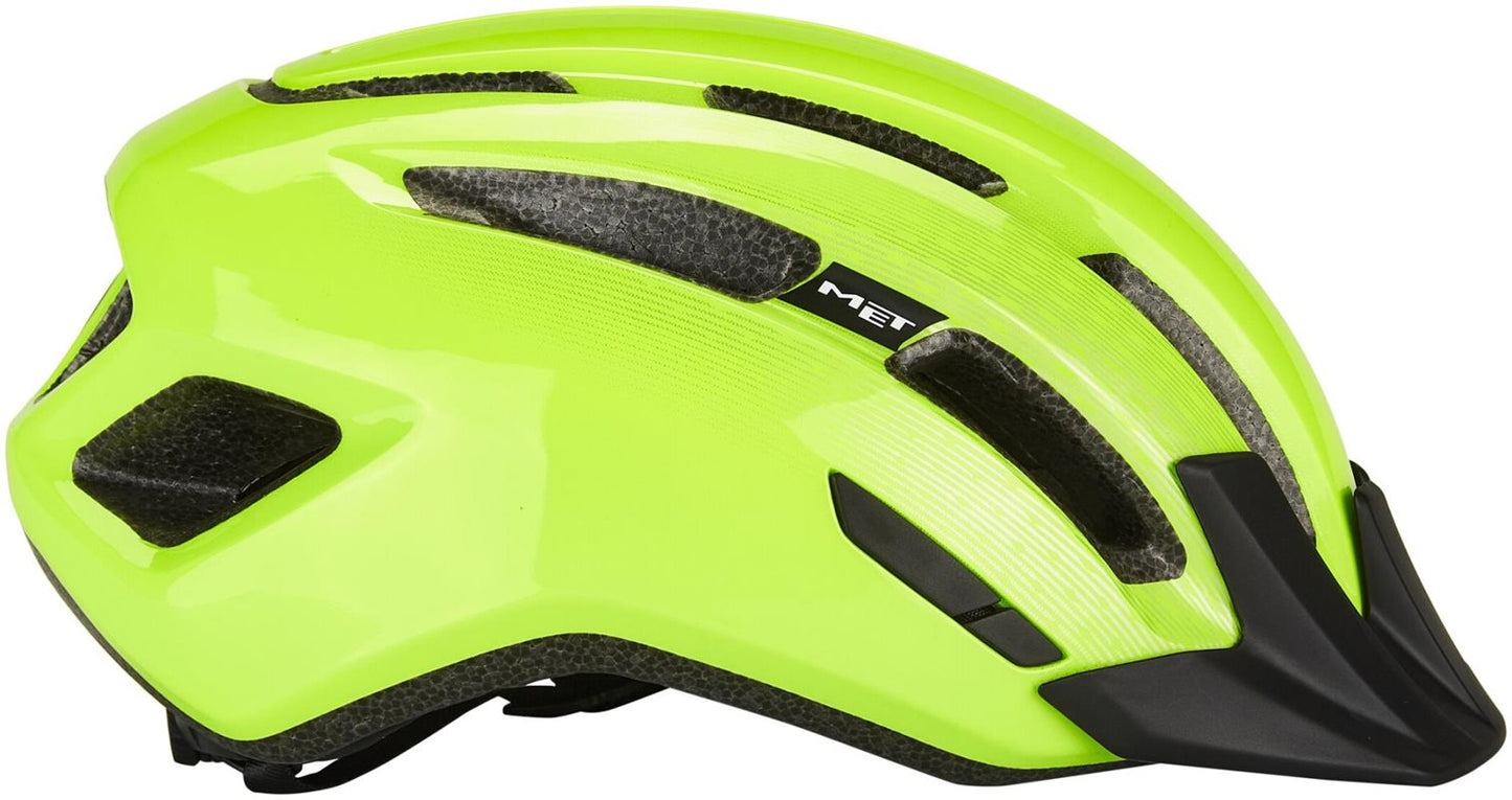 Met Cykelhjälm Downtown Safety Yellow/Glossy