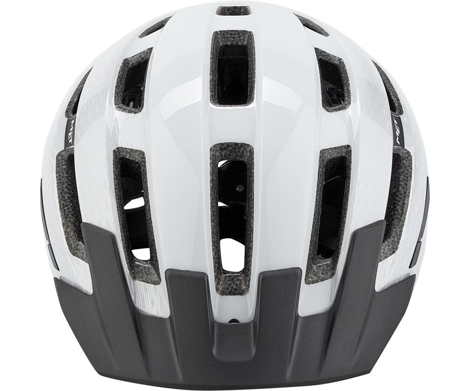 Met Cykelhjälm Downtown White/Glossy