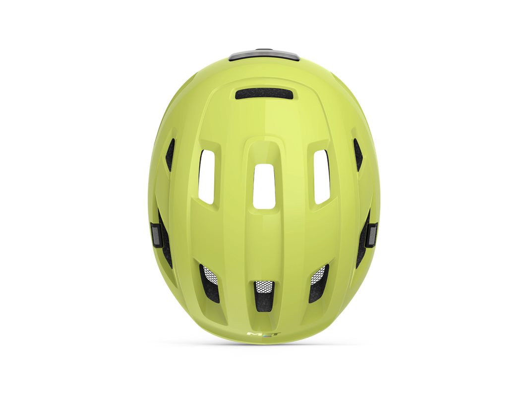 MET Cykelhjälm E-Mob Mips Lime/Glossy
