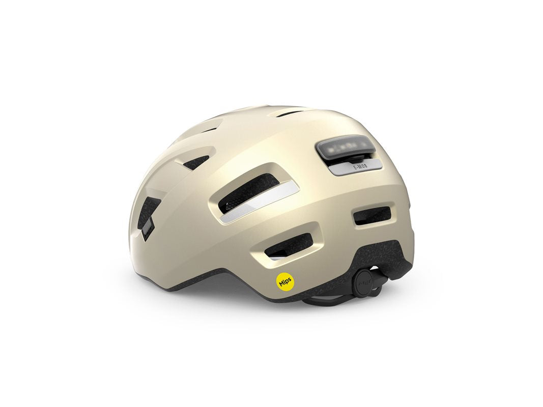 MET Cykelhjälm E-Mob Mips Vanilla Ice/Matt