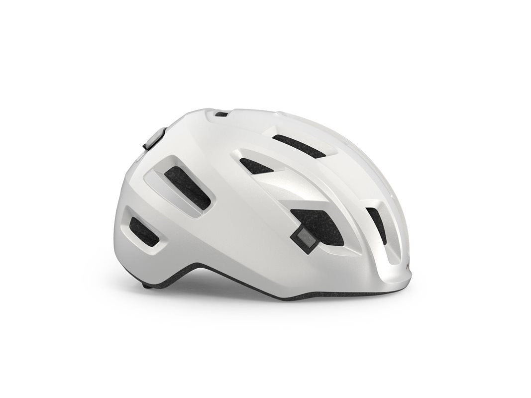MET Cykelhjälm E-Mob Mips White/Glossy