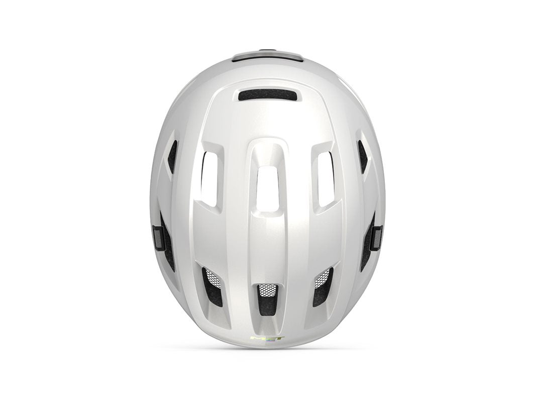 MET Cykelhjälm E-Mob Mips White/Glossy