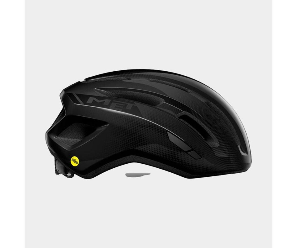 Met Cykelhjälm Miles Mips Black/Glossy