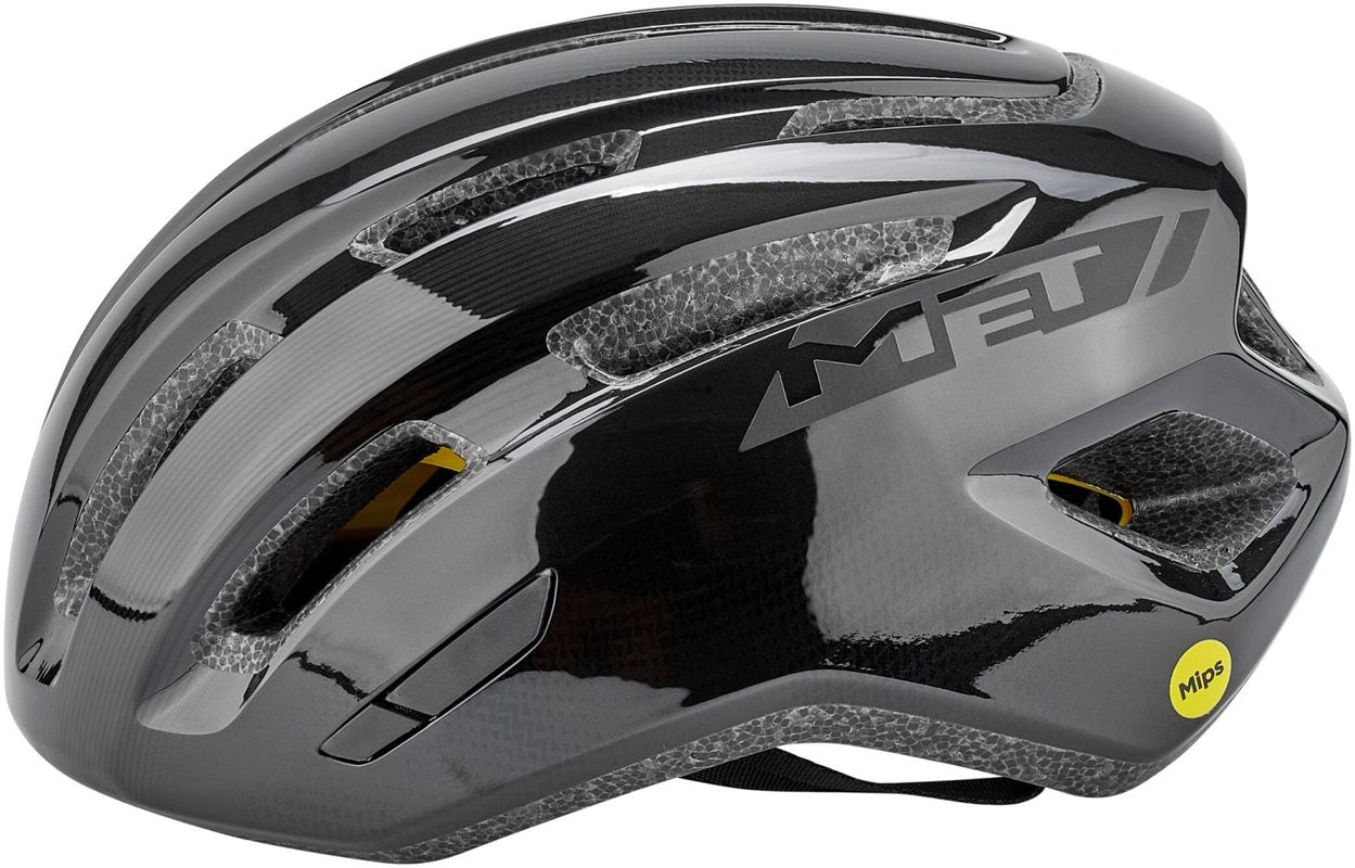 Met Cykelhjälm Miles Mips Black/Glossy