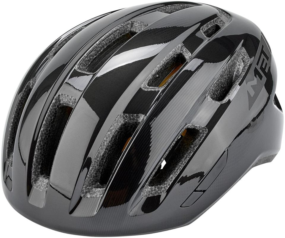 Met Cykelhjälm Miles Mips Black/Glossy