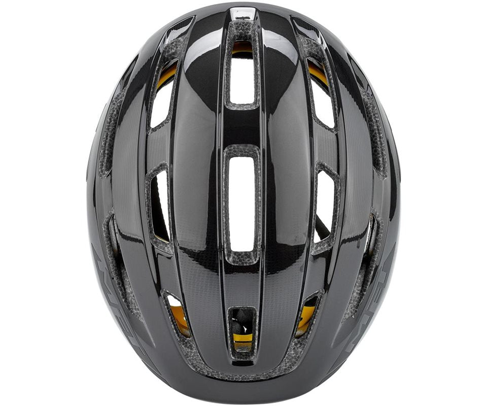 Met Cykelhjälm Miles Mips Black/Glossy