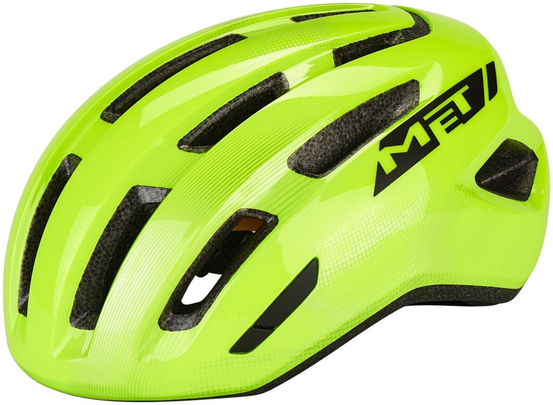 Met Cykelhjälm Miles Mips Safety Yellow/Glossy