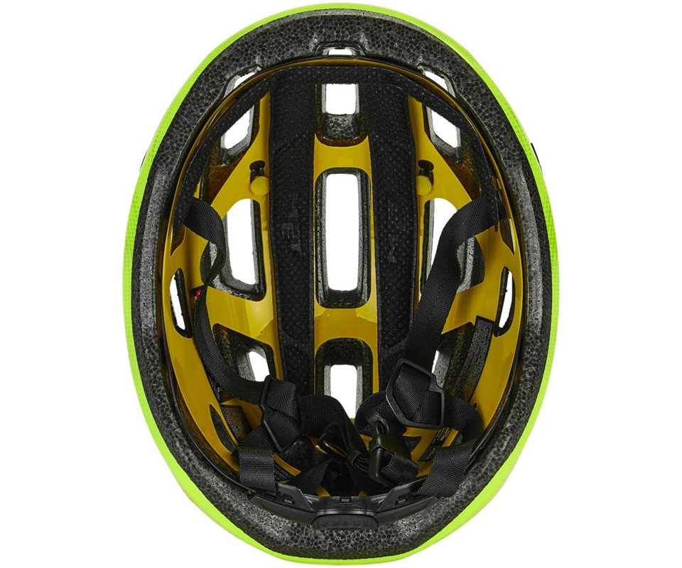 Met Cykelhjälm Miles Mips Safety Yellow/Glossy