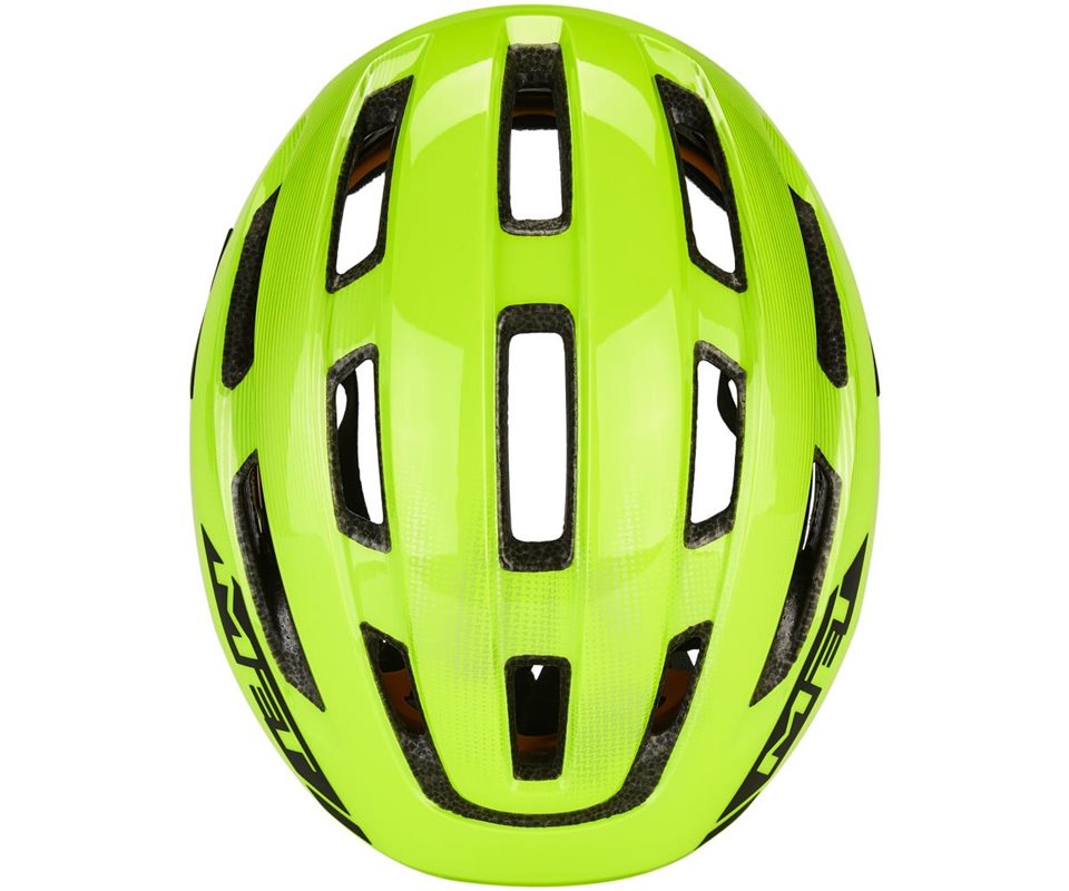 Met Cykelhjälm Miles Mips Safety Yellow/Glossy