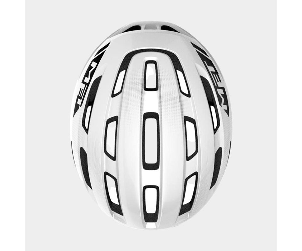 Met Cykelhjälm Miles Mips White/Glossy