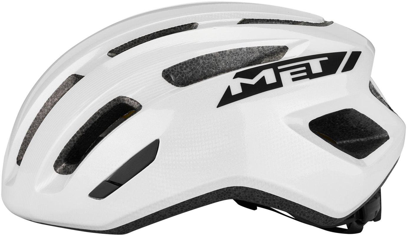 Met Cykelhjälm Miles Mips White/Glossy