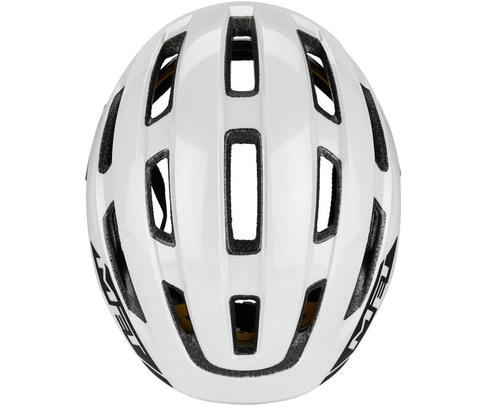 Met Cykelhjälm Miles Mips White/Glossy