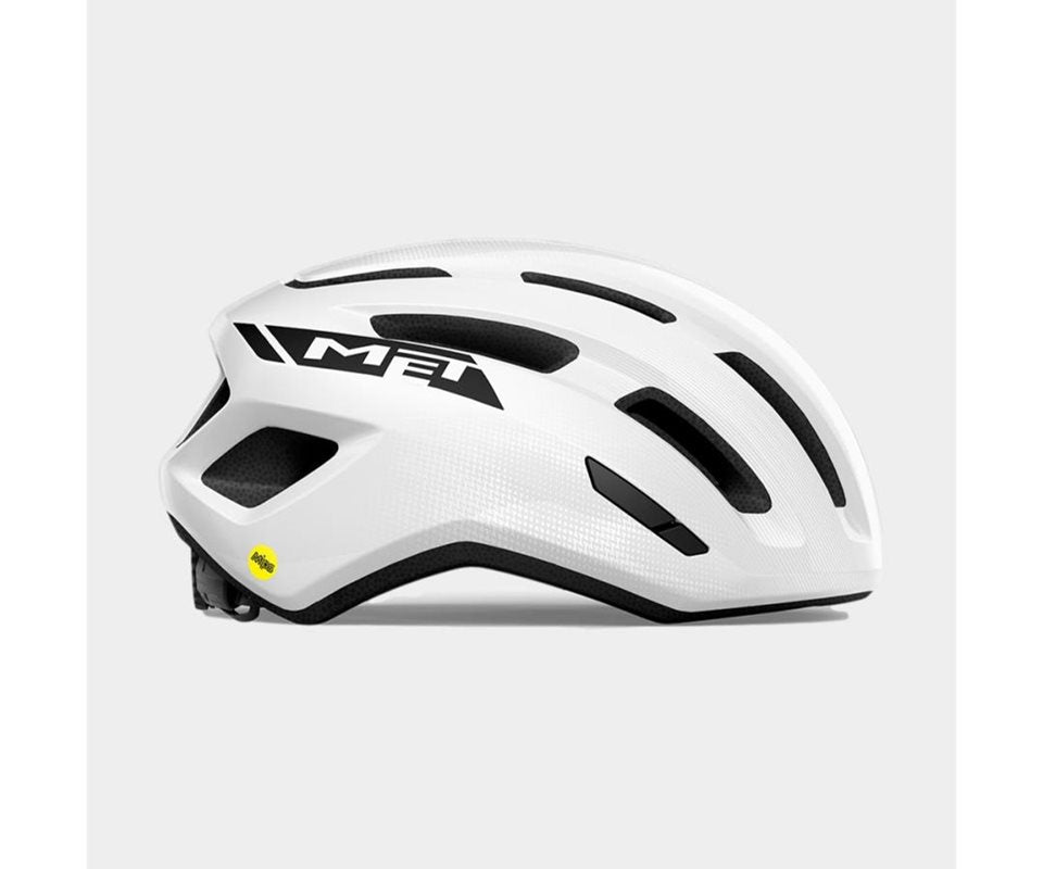 Met Cykelhjälm Miles Mips White/Glossy