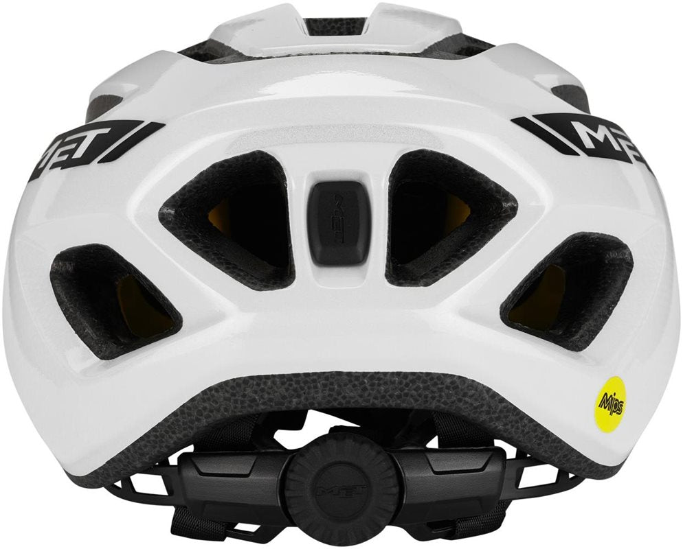 Met Cykelhjälm Miles Mips White/Glossy