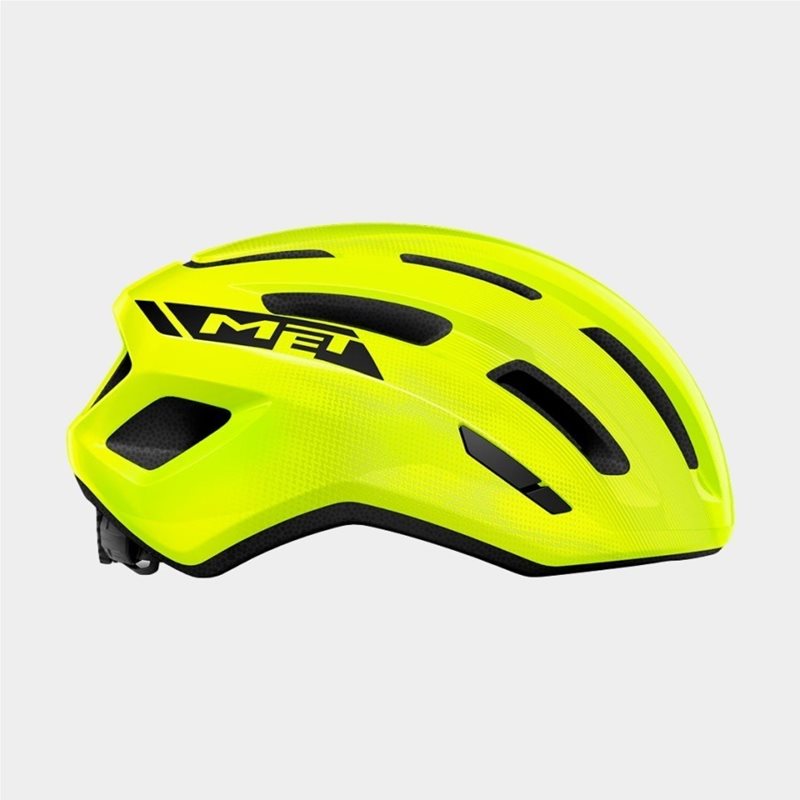 Met Cykelhjälm Miles Safety Yellow/Glossy