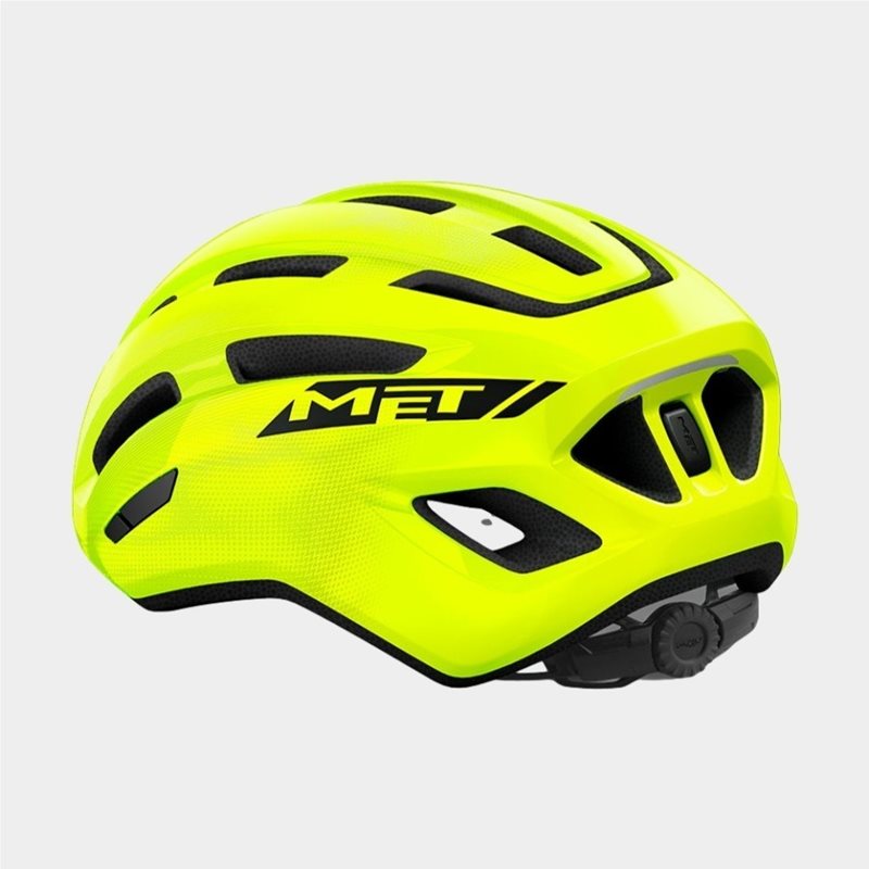Met Cykelhjälm Miles Safety Yellow/Glossy
