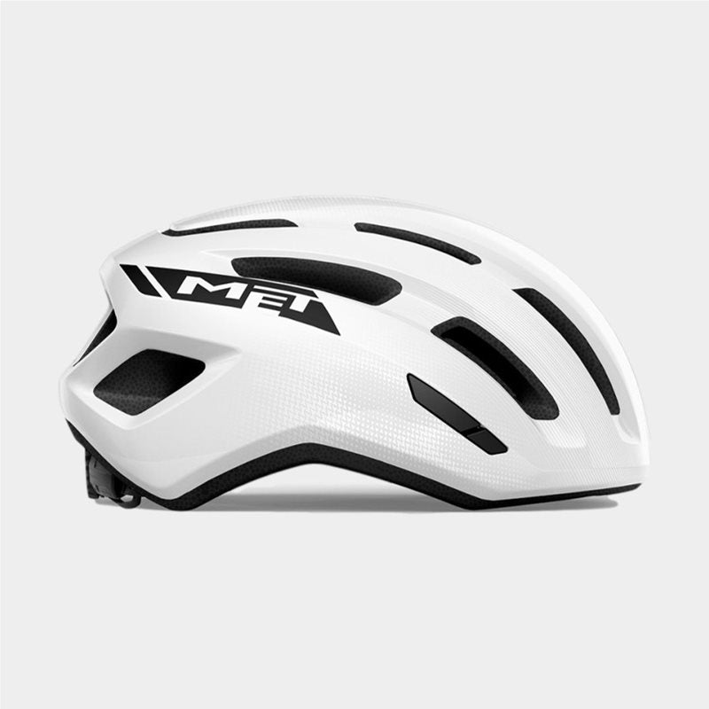 Met Cykelhjälm Miles White/Glossy