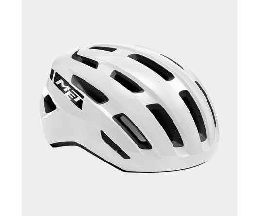 Met Cykelhjälm Miles White/Glossy