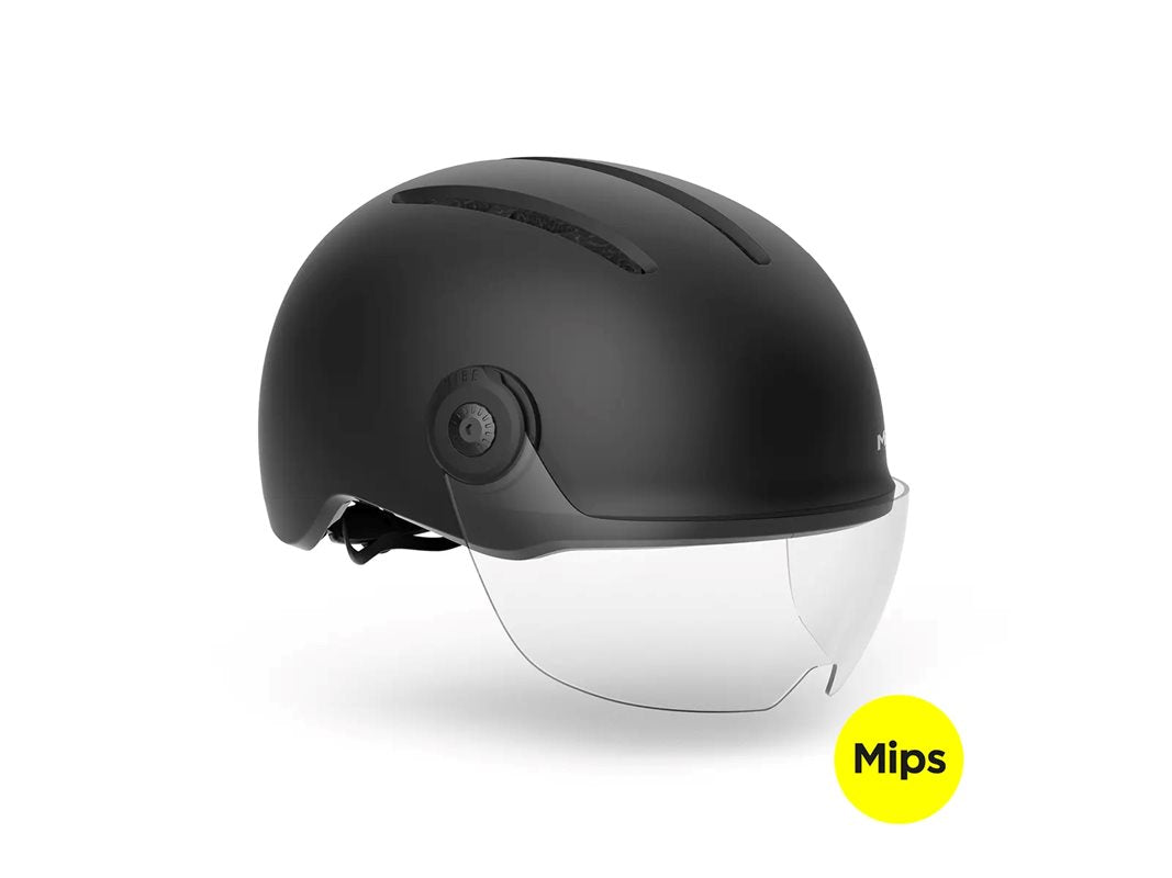 MET Cykelhjälm Vibe On Mips Black/Matt