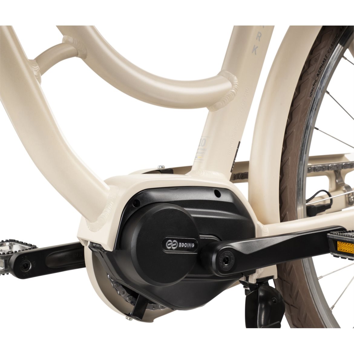Monark eKarin Center Elcykel 7 Växlar Sand