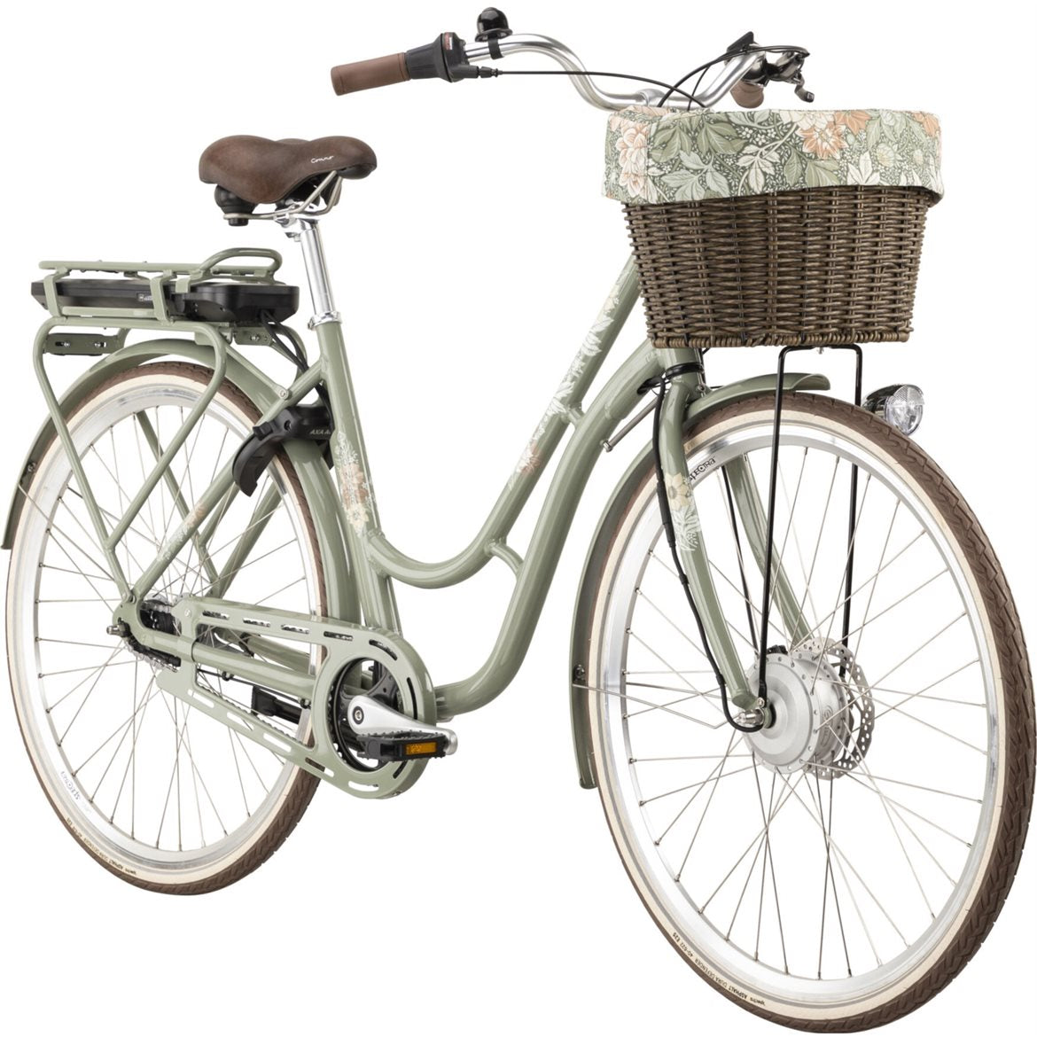 Monark eKarin Dahlia Garden Ltd. Edition Elcykel 7 Växlar Grön