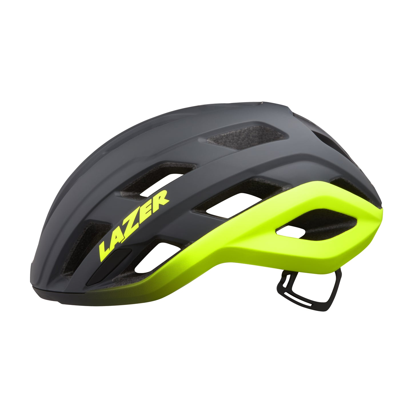 Cykelhjälm Lazer Strada + Kineticore grey/yellow