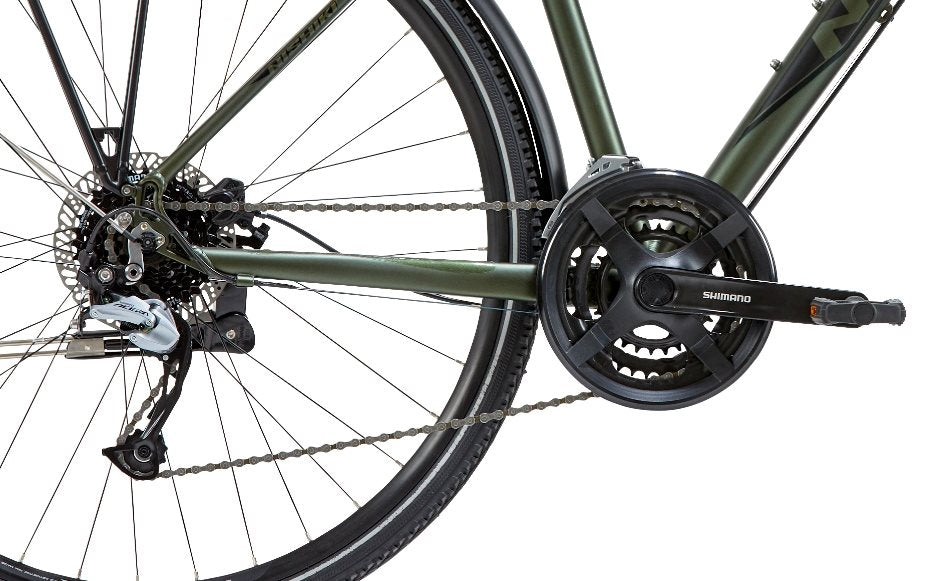 Nishiki Crosshybrid Xc Five Herr Djungelgron