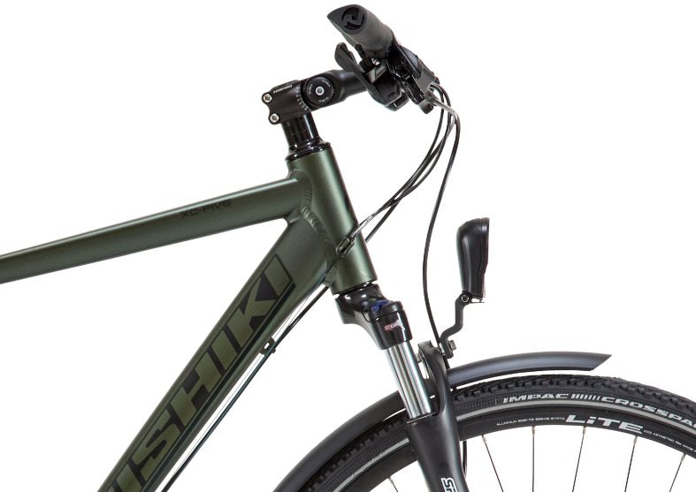 Nishiki Crosshybrid Xc Five Herr Djungelgron