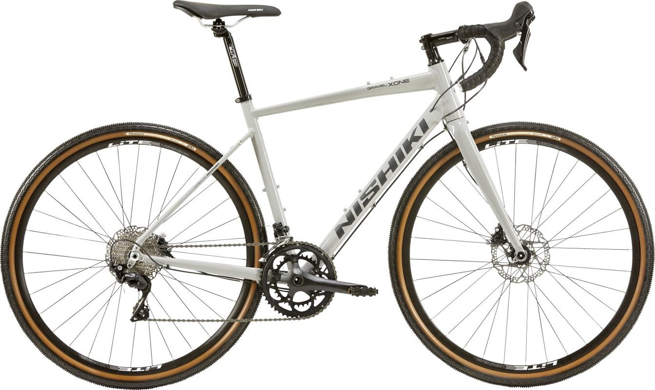 Nishiki Gravel Bike Xone Herr 24in Askgrå