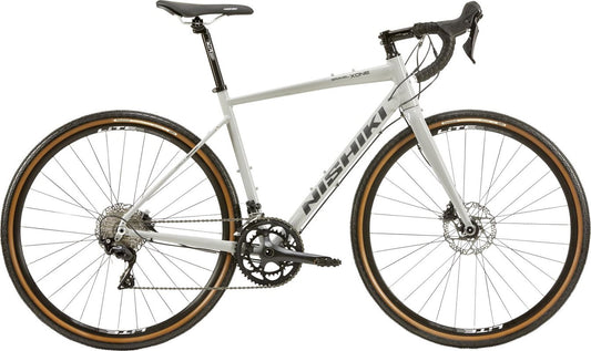 Nishiki Gravel Bike Xone Herr 24in Askgrå