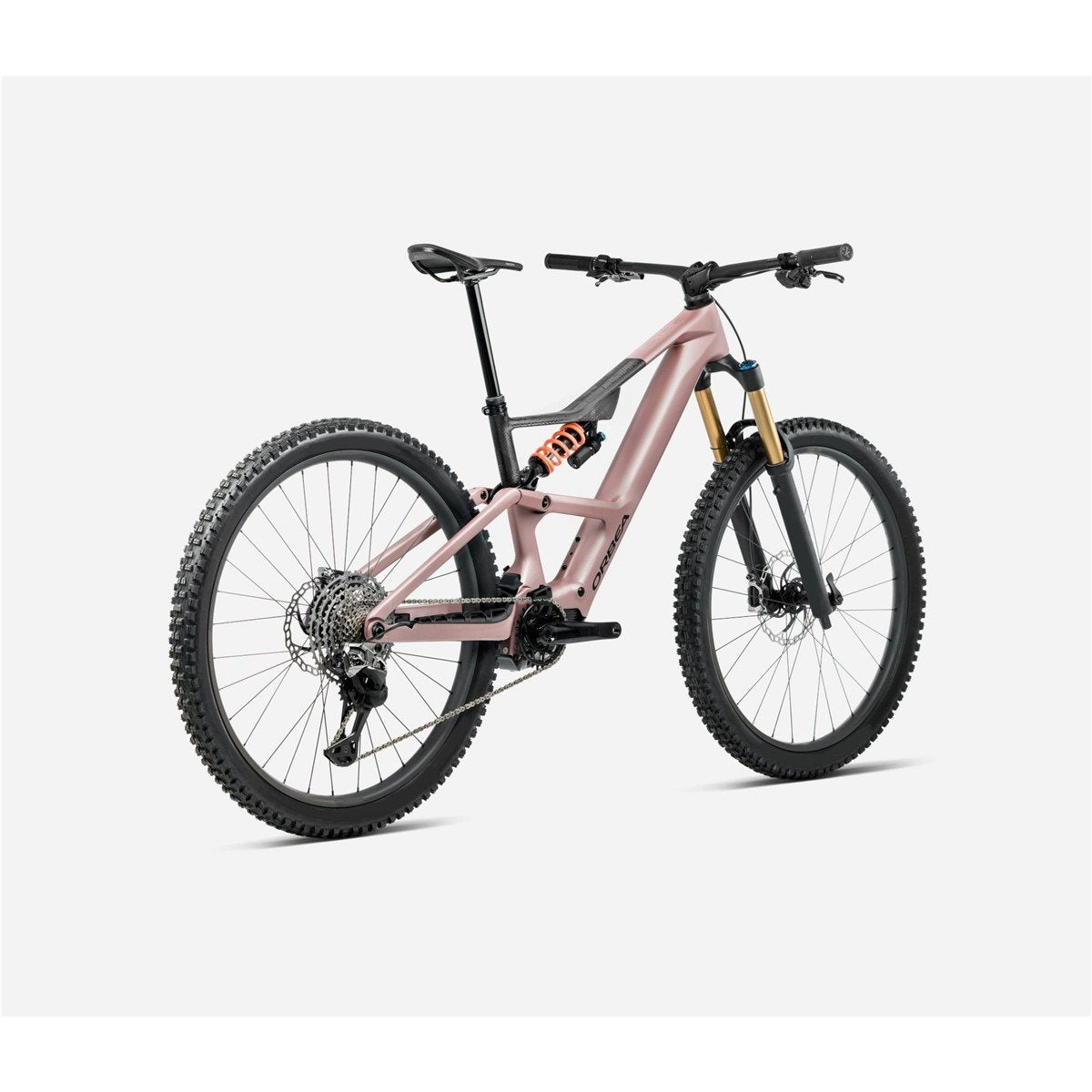 Orbea El Mtb Rise LT M-Team 630W Desert Rose Carbon Raw Matt