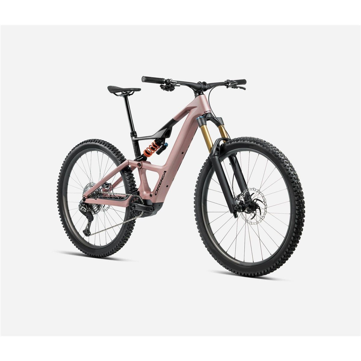 Orbea El Mtb Rise LT M-Team 630W Desert Rose Carbon Raw Matt