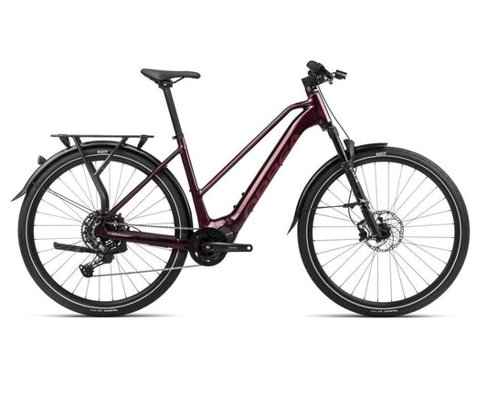 Orbea Elcykel Hybrid Kemen Mid 30 Dark Red Gloss -Matt