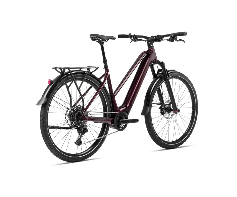 Orbea Elcykel Hybrid Kemen Mid 30 Dark Red Gloss -Matt